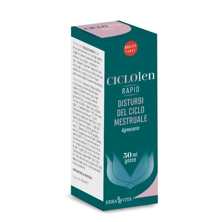 Erba Vita Ciclolen Rapid Integratore Per Ciclo Mestruale Gocce 50 ml