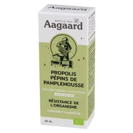 Aagaard Propolis Gouttes Propolis et Pépins de Pamplemousse 30ml