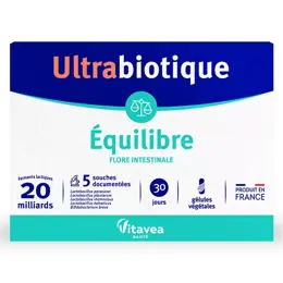 Vitavea Ultrabiotique Équilibre Flore Intestinale 30 gélules végétales