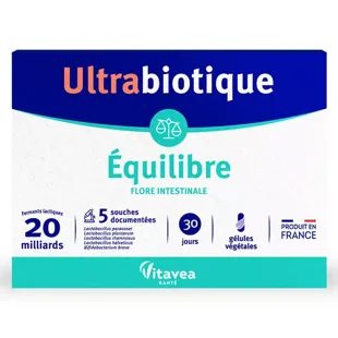 Nutrisanté Ultrabiotique Equilibrio Integratore Alimentare 30 capsule
