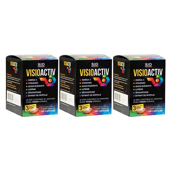 Trio Vision Parfaite VISIOACTIV 180 capsules x3 | Pas cher
