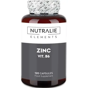 Nutralie Zinc con VItamina B6 Vegano 120 Cápsulas