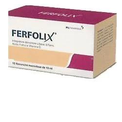 Ferfolix Integratore 10 Flaconcini 10 ml