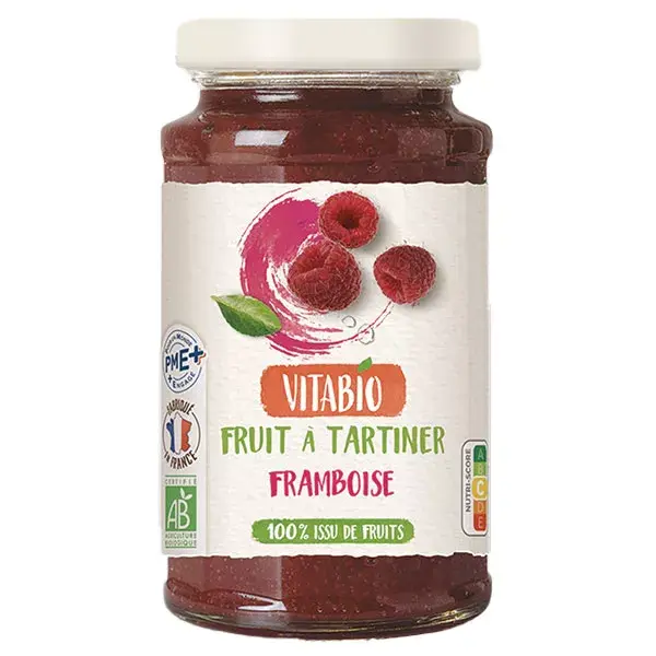 Vitabio Fruit à Tartiner Framboise Bio 290g