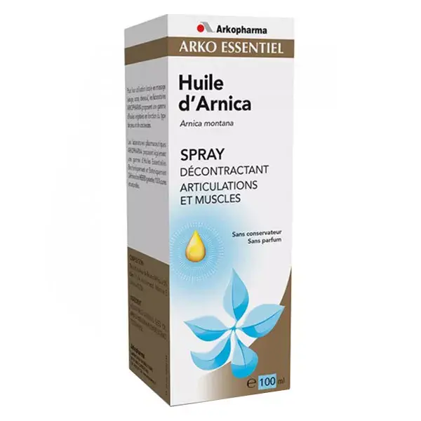 Essential oil of Arnica Spray Arko relaxant 100ml