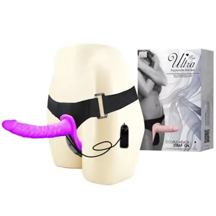 Love Ultra Passionate Harness Doble Pene con Vibración