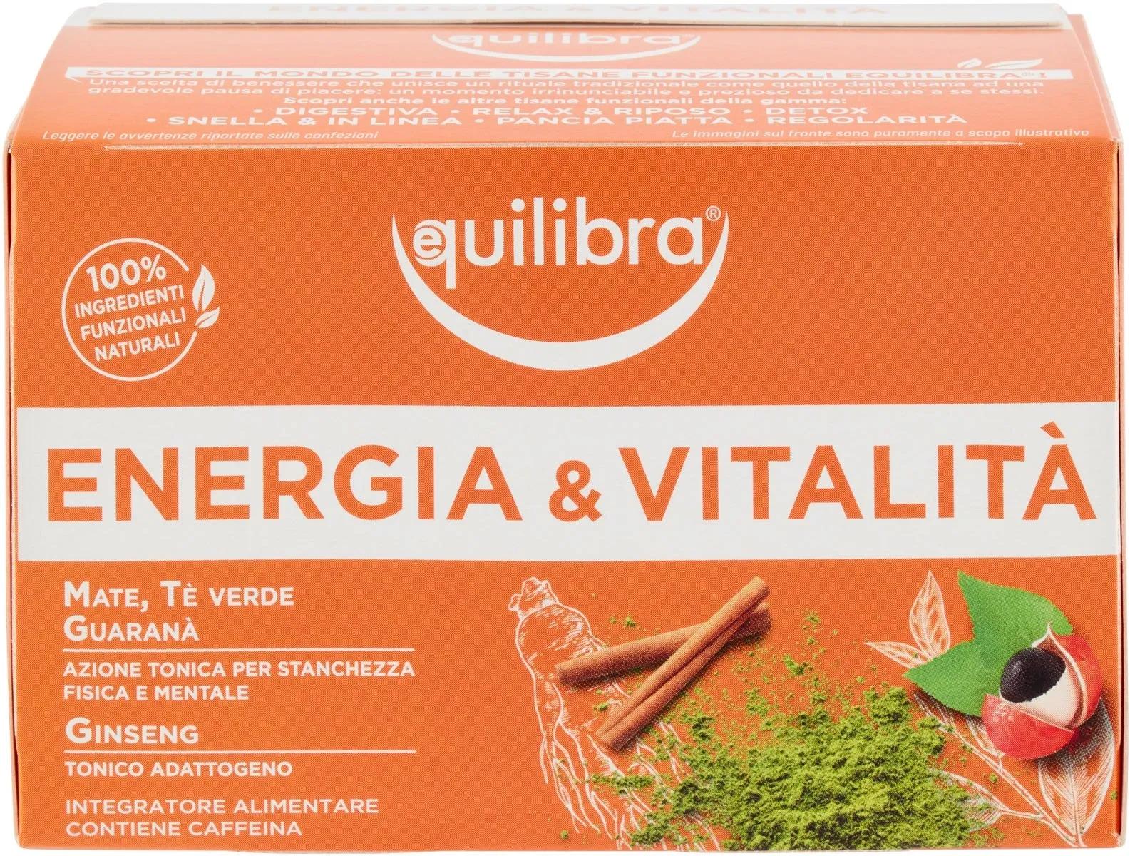 Equilibra Tisana Energia & Vitalità 15 Filtri