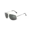 Loubsol Homme Lunettes de Soleil Metal Argent