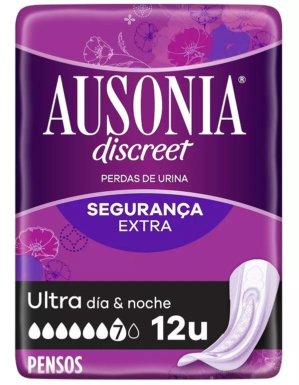 Ausonia Discreet Ultra Noche 12 Unidades
