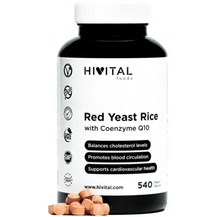 Hivital Levadura Roja de Arroz con Coenzima Q10 540 Comprimidos Veganos