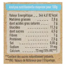 Babybio Desserts Lactés Pot Brassé au Lait de Brebis Mangue +6m Bio Lot de 2 x 130g