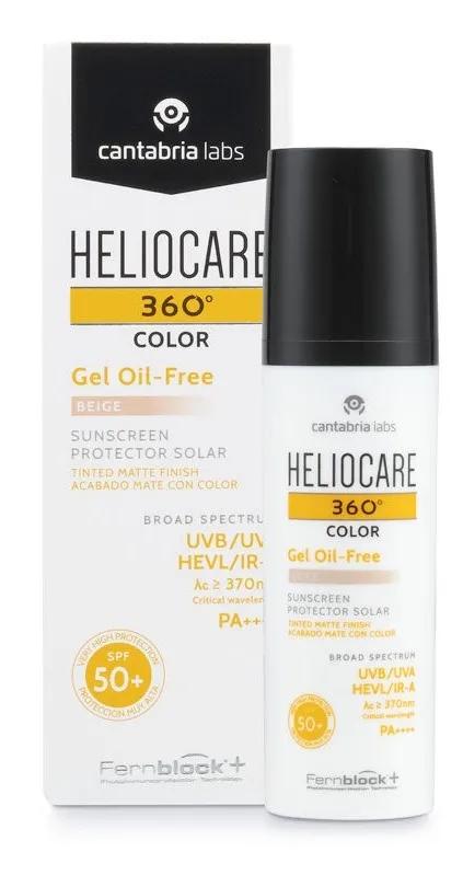 Heliocare 360 Gel Oil Free SPF50 + Beige Color 50ml