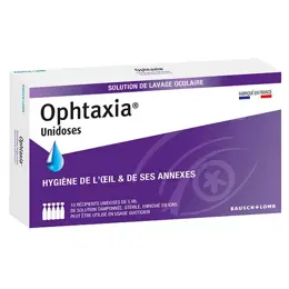 Bausch & Lomb Ophtaxia Solution pour Lavage Oculaire 10 unidoses