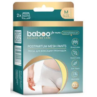 Baboo Braguitas Desechables de Malla Postparto Talla M 2 uds
