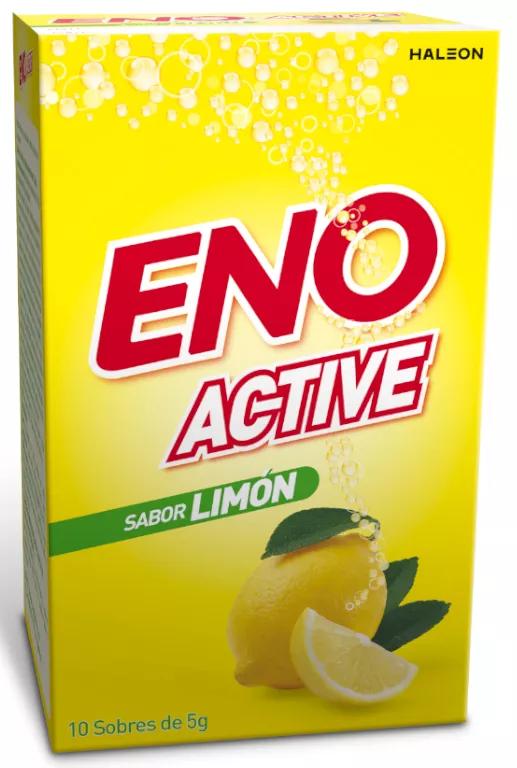 ENO Active Preparação Bebida Refrescante Sabor Limão 10x5gr Saquetas