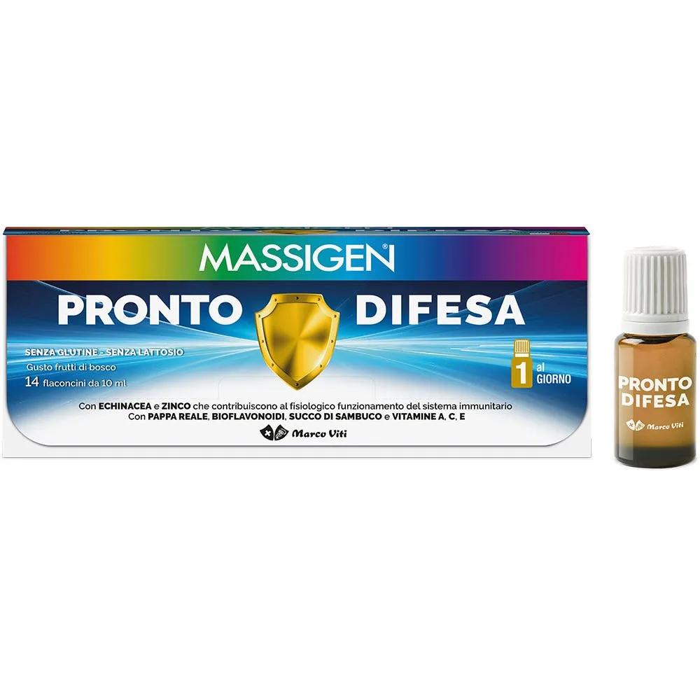 Massigen Pronto Difesa Integratore Supporto Difese Immunitarie 14 Flaconcini