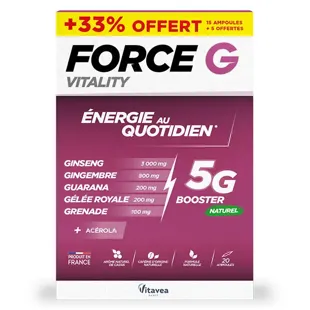 Nutrisanté Force G Bio Vitality Energia Quotidiana 20 fialette