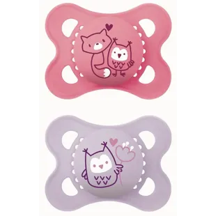 MAM Original Latex Pacifier Matte Pink 2-6m 2 pcs