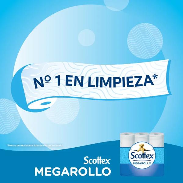 Scottex Megaroll Toiletpapier 9 stuks