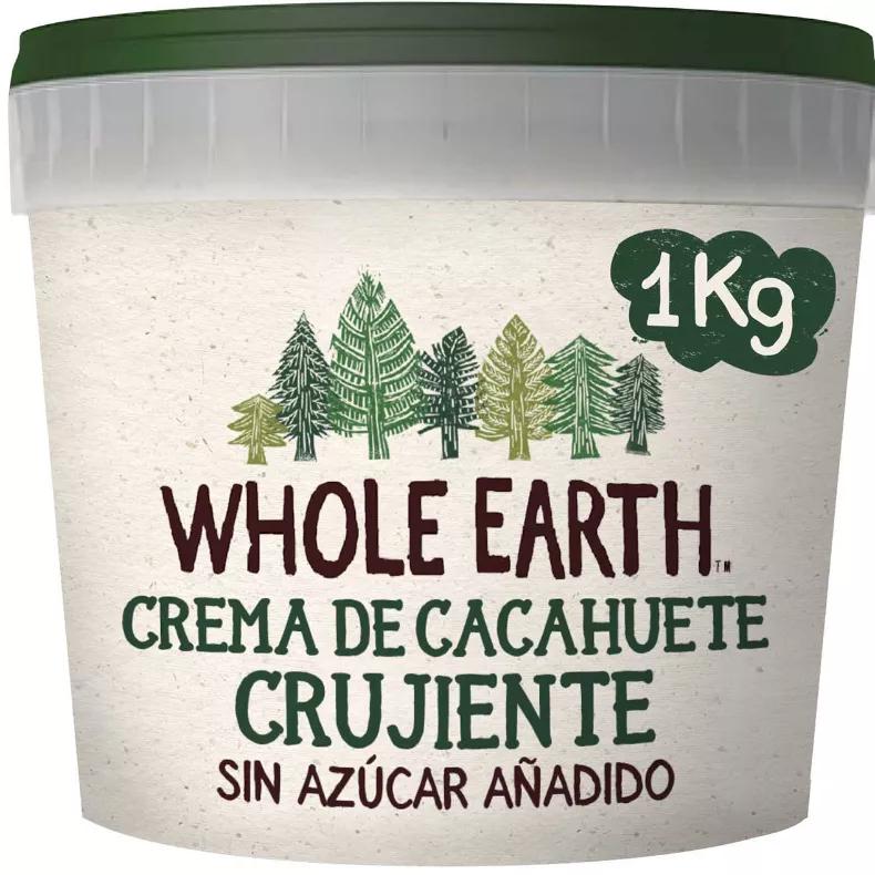 Whole Earth Creme de Amendoim Original Crocante 1 Kilo