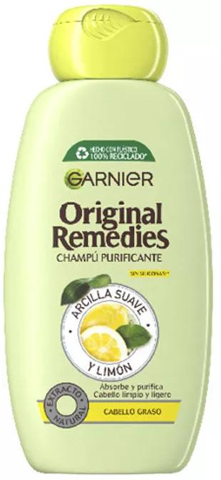 Garnier Original Remedies Champú Arcilla Suave y Limón 300 ml
