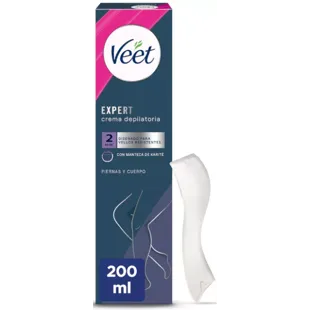Veet Expert Haarentfernungscreme für Körper und Beine, 200 ml