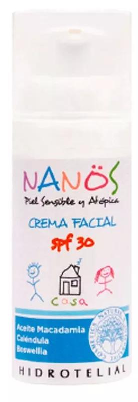 Hidrotelial Nanos Gezichtscrème voor Gevoelige en Atopische Huid SPF30 50 ml