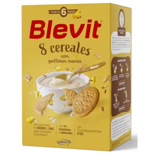 Blevit 8 Cereal Porridge with Maria Biscuit +6m 500g