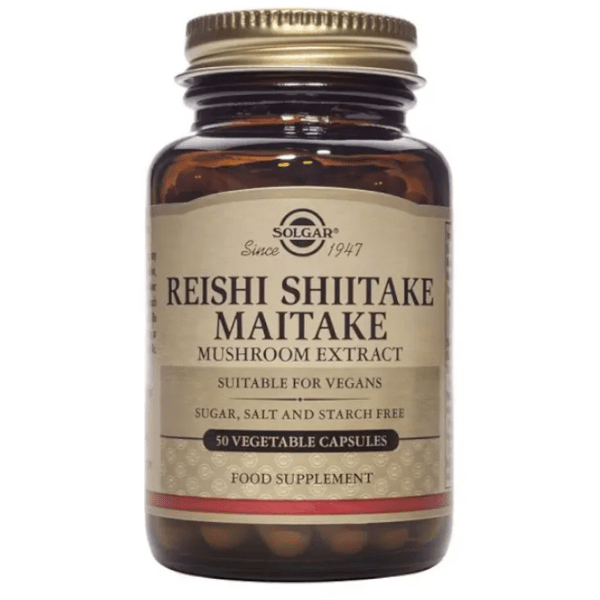 Solgar REISHI, SHIITAKE and MAITAKE (50)