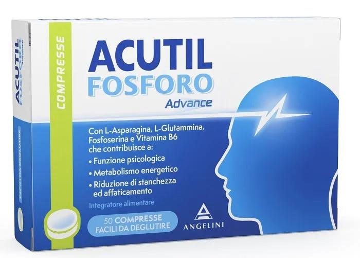 Acutil Fosforo Advance Integratore Per Memoria e Concentrazione 50 Compresse