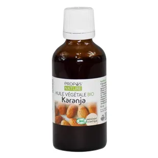 Olio vegetale biologico di Karanja per aromaterapia e fitoterapia Propos' Nature 50ml