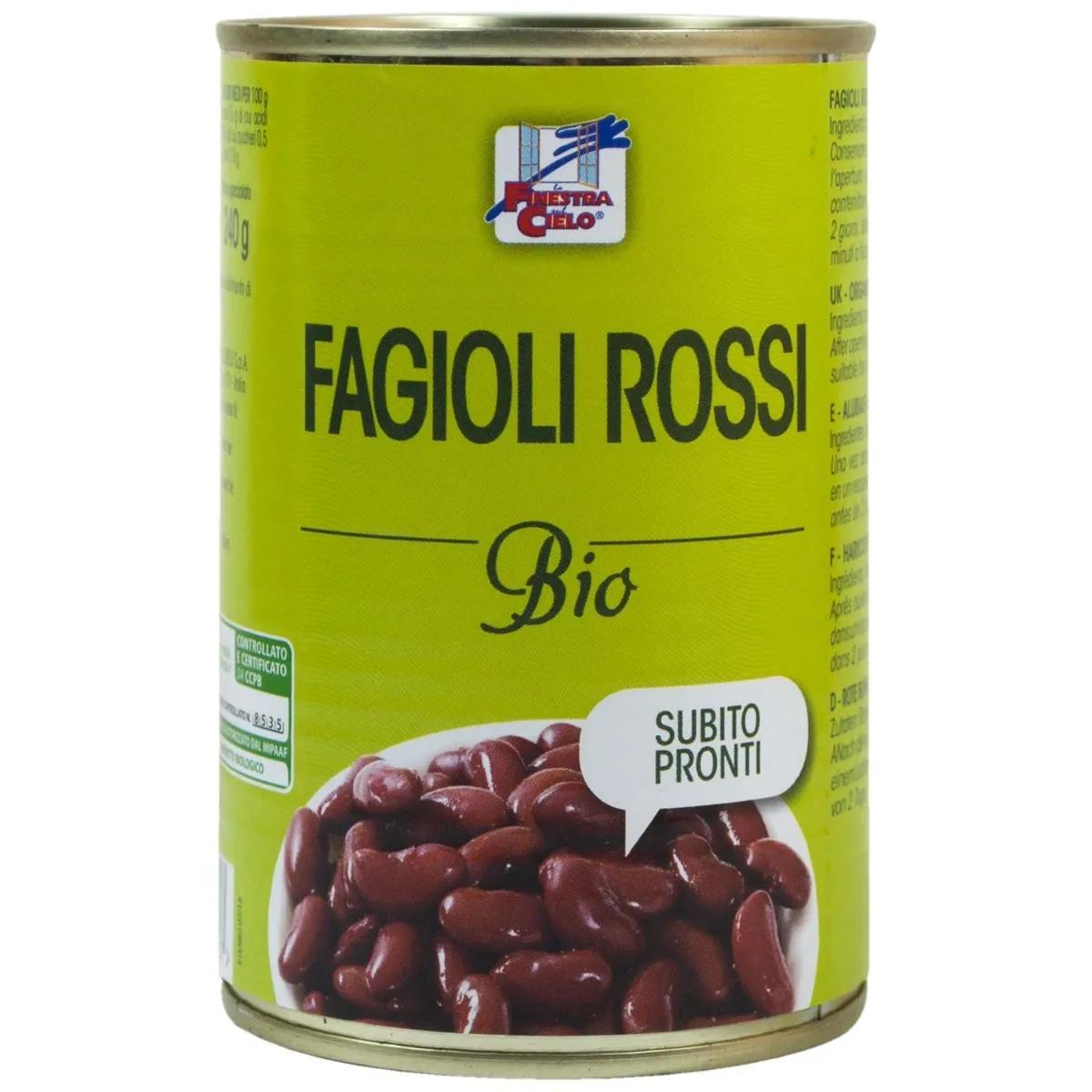 La Finestra sul Cielo Fagioli Rossi Pronti Bio 400g