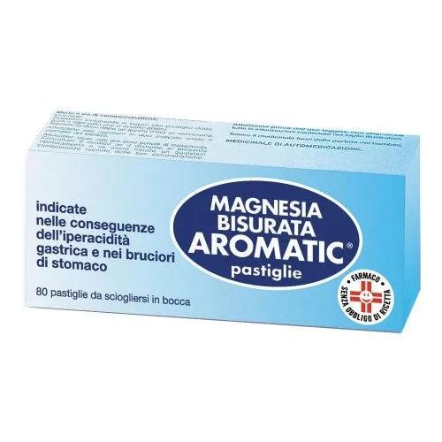 Magnesia Bisurata Aromatic 80 Pastiglie