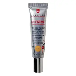 Erborian CC Crème Soin Illuminateur à la Centella Asiatica SPF25 Doré 15ml