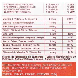 Silicium Espana Orgono Articomplex 100 capsules