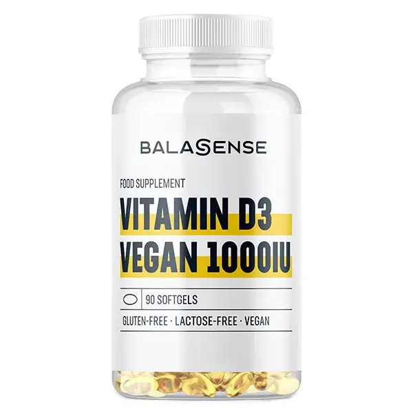 Balasense Vitamine D3 Vegan UI 1000 90 capsules