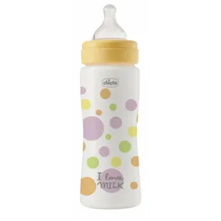 Chicco PerfectEasy Fast Flow Baby Bottle Yellow +4m 330ml