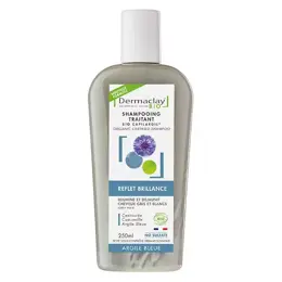 Dermaclay Shampoing Traitant Bio Cheveux Gris Argile Bleue 250ml