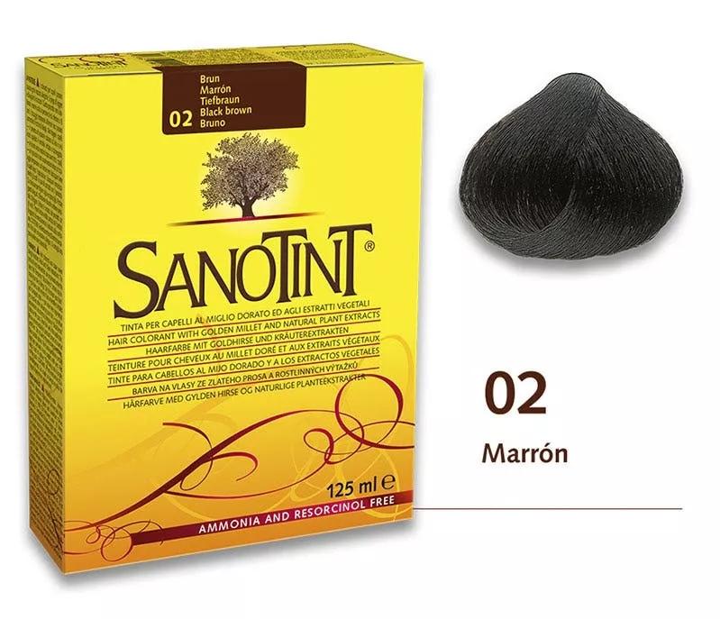Sanotint Tinte Classic 02 Marrón Oscuro 125 ml