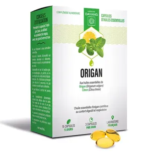 Dayang Integratore Alimentare Origan Oli Essenzialis Bio 15 capsule
