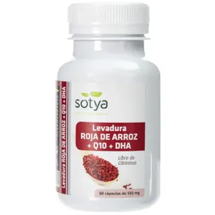 Sotya Red Yeast Rice + Q10 + DHA 60 Capsules