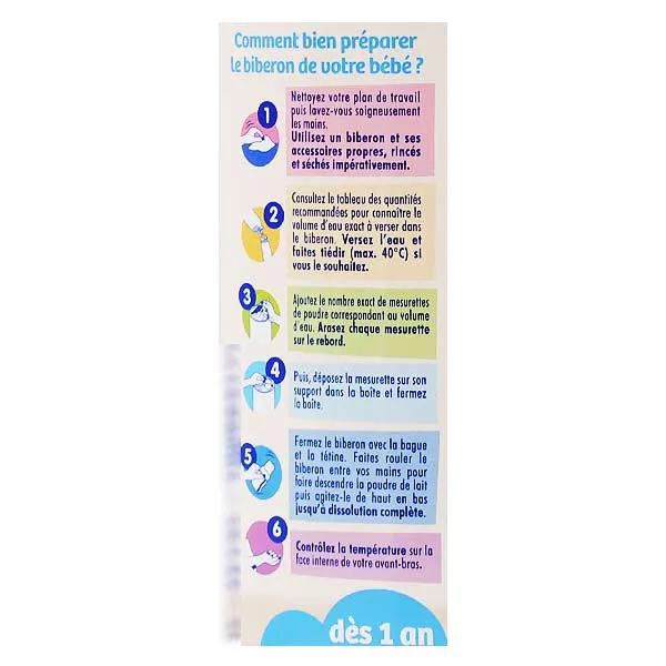 Nestlé Nidalgest 2 Lait 2ème Âge 6-12 Mois - Boîte 800g - Formule Épaissie Pour Confort Digestif