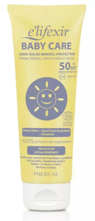 Elifexir BabyCare Creme Solar Mineral SPF50+ Eco Baby Care 100ml