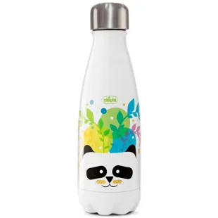 Chicco Trinkflasche Edelstahl Pandabär