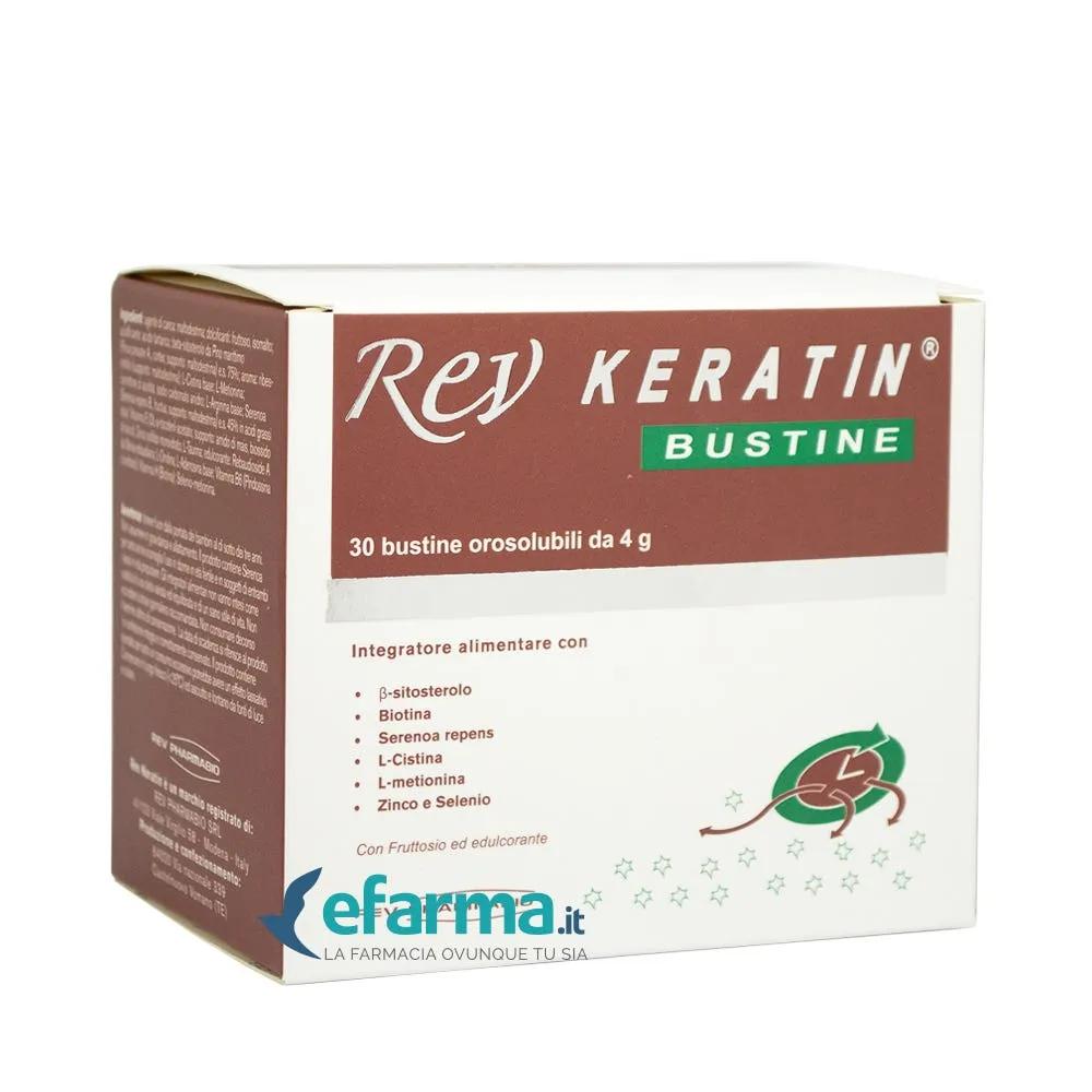 Rev Keratin Integratore Cheratotrofico Capelli e Unghie 30 Bustine