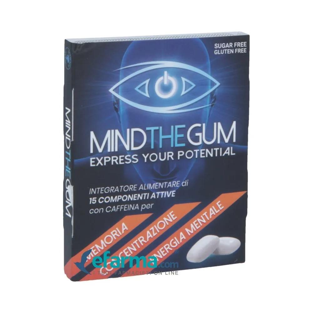 Mind The Gum Integratore per Memoria e Concentrazione 9 Chewing Gum