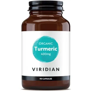 Viridian Cúrcuma Bio 400mg 90 Cápsulas Veganas