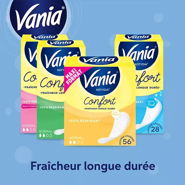 Vania Kotydia Protège-Slips Confort+ Normal Aloe Vera 28 protections