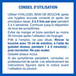 Hyalugel Bain de Bouche Aphtes Petites Plaies 100ml + 50ml Offert