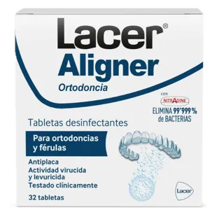 Lacer Aligner Orthodontic Disinfectant 32 Tablets